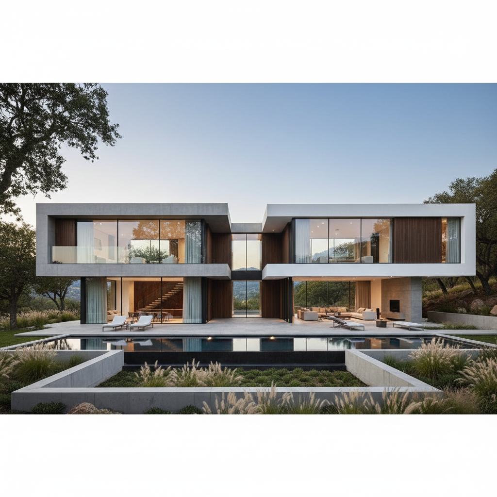 Modernes Architektenhaus