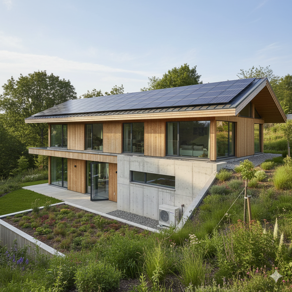 Ökologisches Energiesparhaus