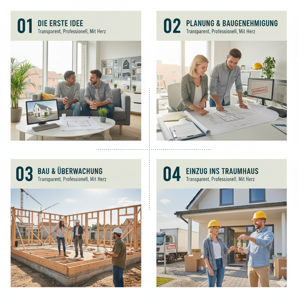 Professioneller Bauprozess